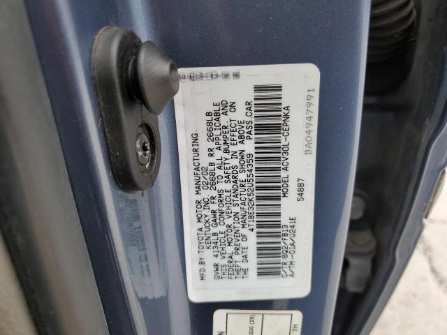 Photo 11 VIN: 4T1BE32K52U554359 - TOYOTA CAMRY LE 