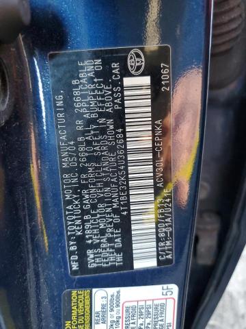 Photo 11 VIN: 4T1BE32K54U362684 - TOYOTA CAMRY LE 