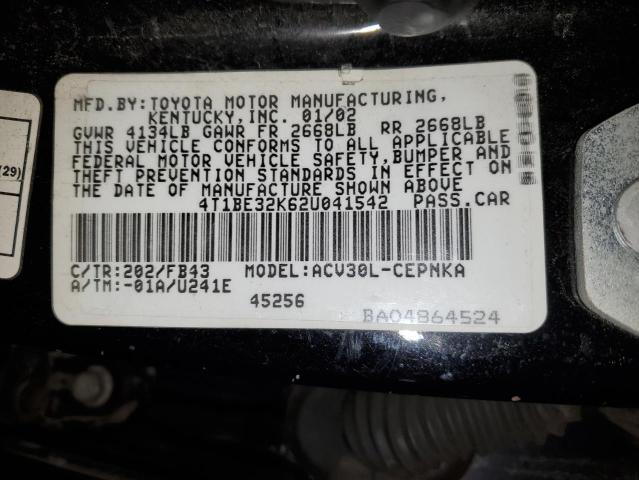 Photo 11 VIN: 4T1BE32K62U041542 - TOYOTA CAMRY 