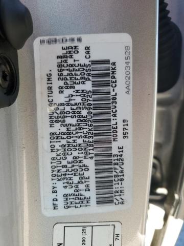 Photo 11 VIN: 4T1BE32K62U090725 - TOYOTA CAMRY LE 