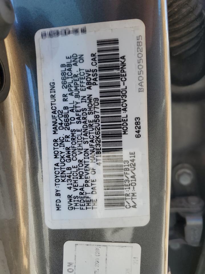 Photo 11 VIN: 4T1BE32K62U587709 - TOYOTA CAMRY 