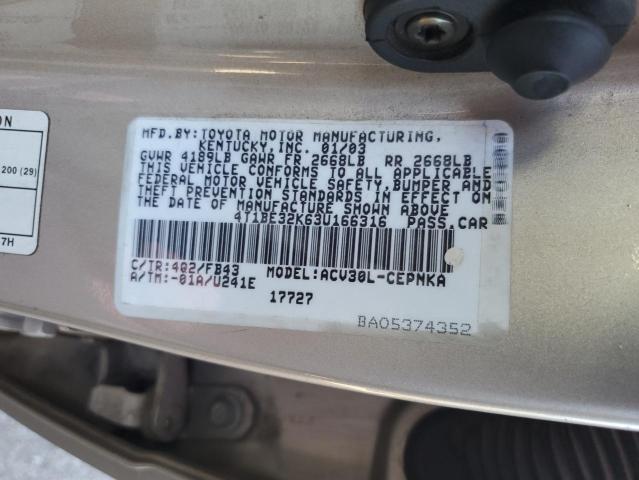 Photo 11 VIN: 4T1BE32K63U166316 - TOYOTA CAMRY 