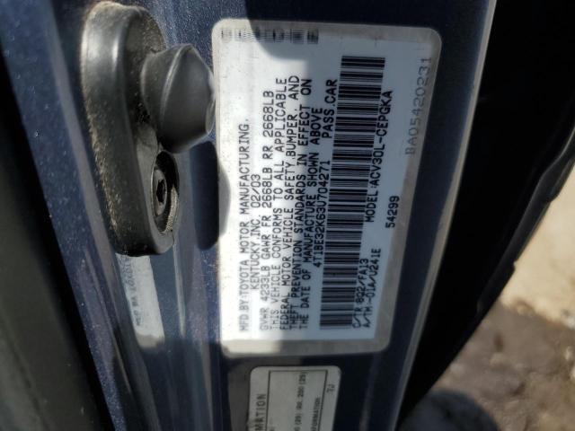 Photo 11 VIN: 4T1BE32K63U704271 - TOYOTA CAMRY LE 