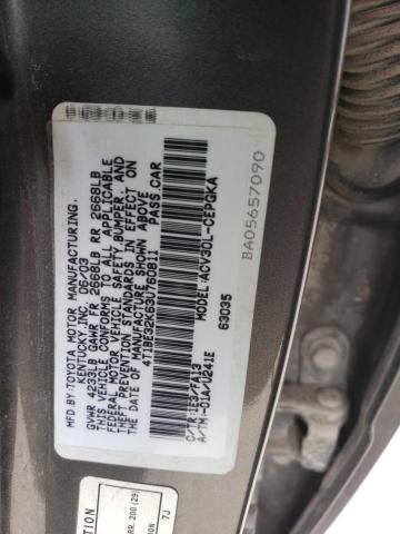 Photo 11 VIN: 4T1BE32K63U760811 - TOYOTA CAMRY LE 