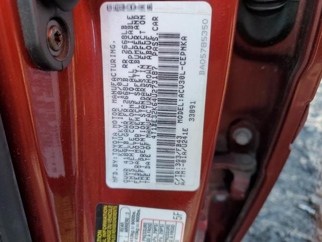 Photo 11 VIN: 4T1BE32K64U273187 - TOYOTA CAMRY 