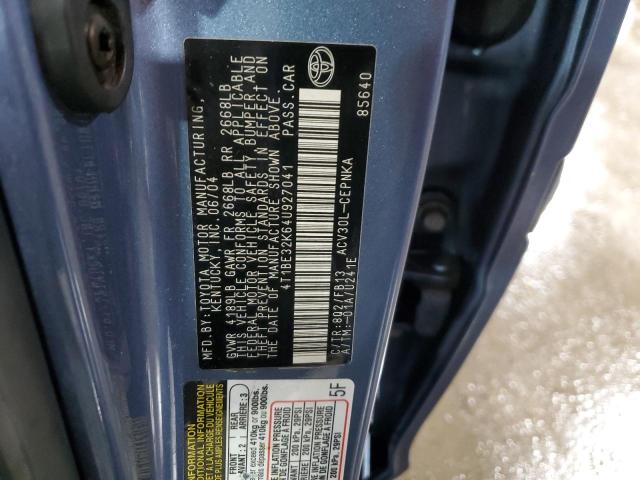 Photo 11 VIN: 4T1BE32K64U927041 - TOYOTA CAMRY LE 