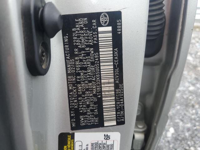 Photo 11 VIN: 4T1BE32K65U052495 - TOYOTA CAMRY LE 