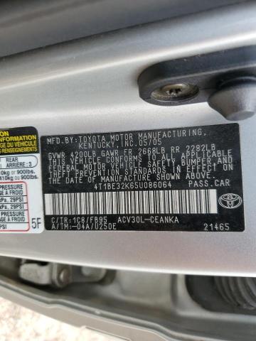 Photo 11 VIN: 4T1BE32K65U086064 - TOYOTA CAMRY 