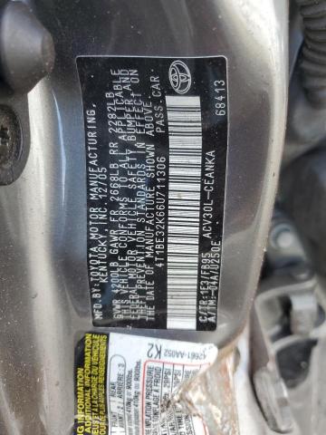 Photo 12 VIN: 4T1BE32K66U711306 - TOYOTA CAMRY LE 