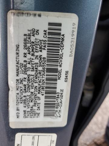 Photo 11 VIN: 4T1BE32K73U665528 - TOYOTA CAMRY 