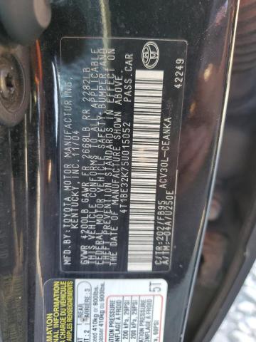 Photo 12 VIN: 4T1BE32K75U015052 - TOYOTA CAMRY 