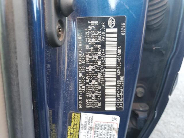 Photo 12 VIN: 4T1BE32K75U423244 - TOYOTA CAMRY LE 