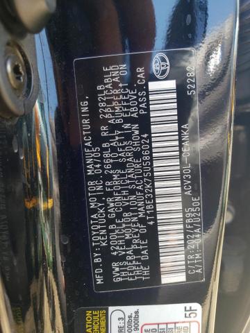 Photo 12 VIN: 4T1BE32K75U586024 - TOYOTA CAMRY 