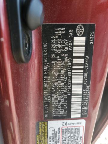 Photo 11 VIN: 4T1BE32K76U137850 - TOYOTA CAMRY 