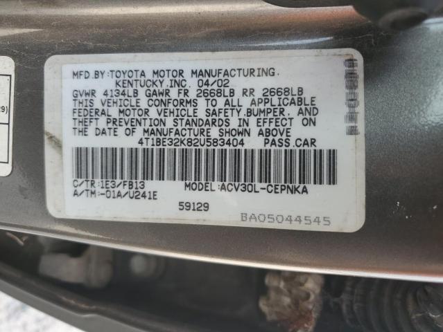 Photo 11 VIN: 4T1BE32K82U583404 - TOYOTA CAMRY 