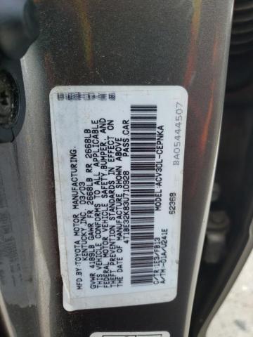 Photo 11 VIN: 4T1BE32K83U710928 - TOYOTA CAMRY 