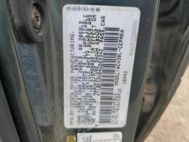 Photo 11 VIN: 4T1BE32K84U263342 - TOYOTA CAMRY LE 