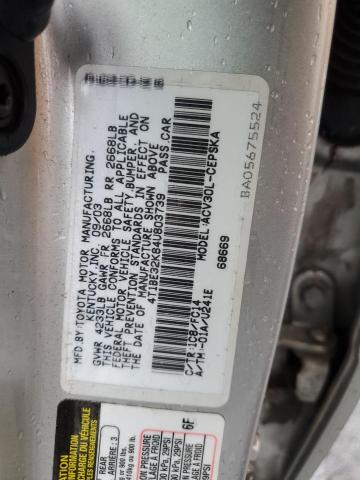 Photo 11 VIN: 4T1BE32K84U803739 - TOYOTA CAMRY LE 