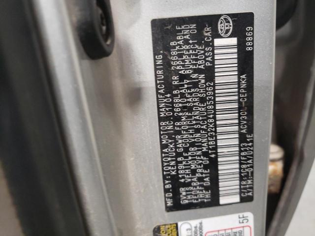 Photo 11 VIN: 4T1BE32K84U853962 - TOYOTA CAMRY LE 