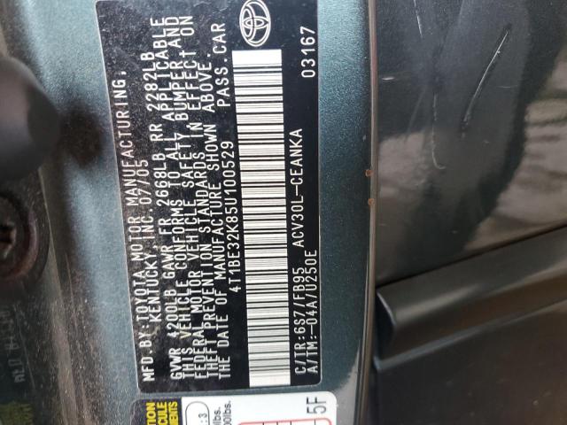 Photo 11 VIN: 4T1BE32K85U100529 - TOYOTA CAMRY LE 