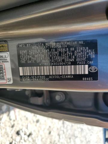 Photo 11 VIN: 4T1BE32K85U964738 - TOYOTA CAMRY LE 