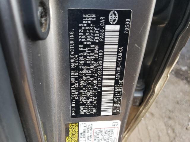 Photo 11 VIN: 4T1BE32K85U993169 - TOYOTA CAMRY LE 