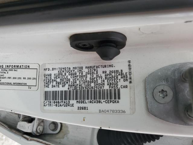 Photo 12 VIN: 4T1BE32K92U029207 - TOYOTA CAMRY LE 