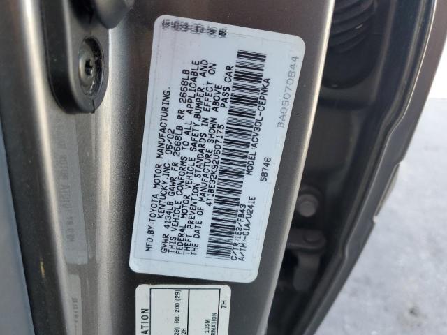 Photo 12 VIN: 4T1BE32K92U607175 - TOYOTA CAMRY LE 