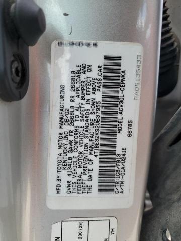 Photo 11 VIN: 4T1BE32K92U637955 - TOYOTA CAMRY LE 