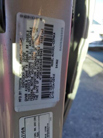 Photo 11 VIN: 4T1BE32K93U678345 - TOYOTA CAMRY LE 