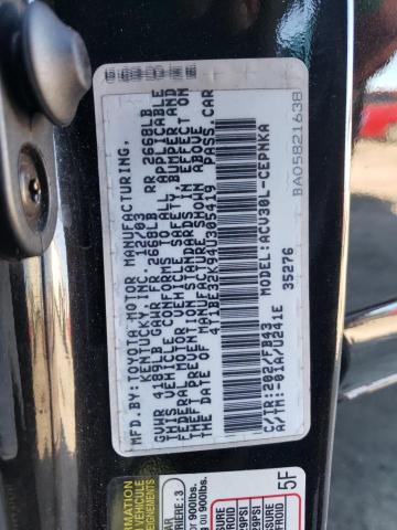 Photo 11 VIN: 4T1BE32K94U305419 - TOYOTA CAMRY 