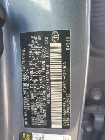 Photo 12 VIN: 4T1BE32K94U888686 - TOYOTA CAMRY LE 