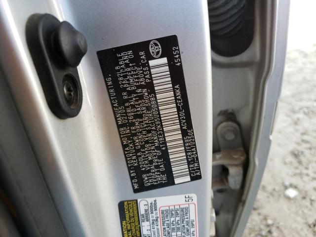 Photo 11 VIN: 4T1BE32K95U050885 - TOYOTA CAMRY LE 