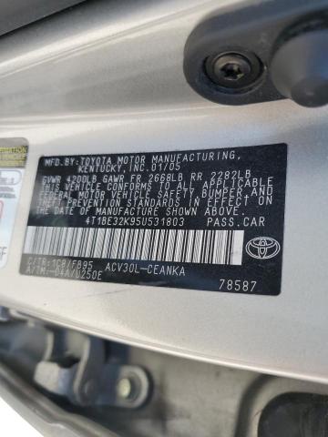 Photo 11 VIN: 4T1BE32K95U531803 - TOYOTA CAMRY 