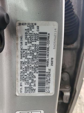 Photo 11 VIN: 4T1BE32KX3U203643 - TOYOTA CAMRY 