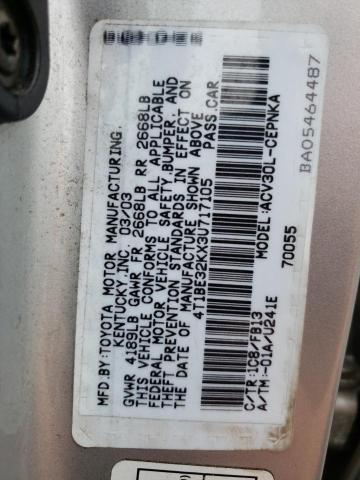 Photo 11 VIN: 4T1BE32KX3U717105 - TOYOTA CAMRY 