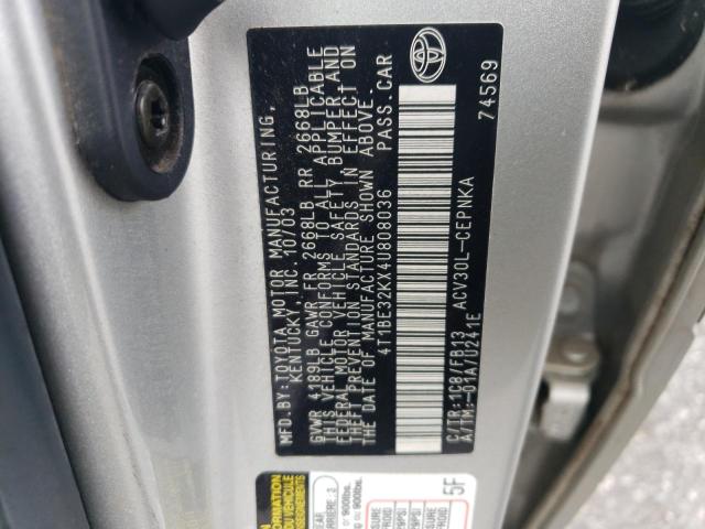 Photo 11 VIN: 4T1BE32KX4U808036 - TOYOTA CAMRY LE 