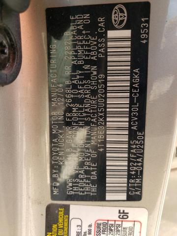 Photo 11 VIN: 4T1BE32KX5U020519 - TOYOTA CAMRY 