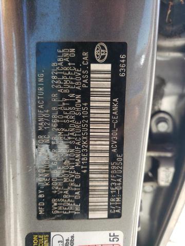 Photo 11 VIN: 4T1BE32KX5U521054 - TOYOTA CAMRY 