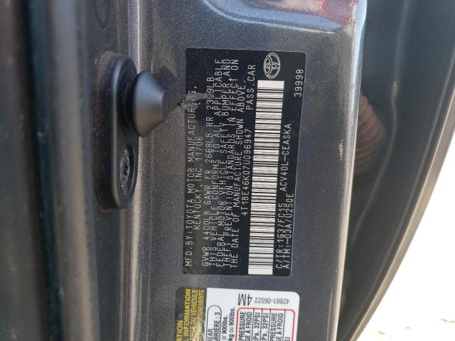 Photo 11 VIN: 4T1BE46K07U096947 - TOYOTA CAMRY 