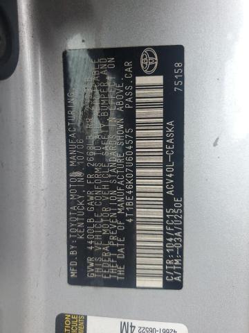 Photo 11 VIN: 4T1BE46K07U604575 - TOYOTA CAMRY CE 