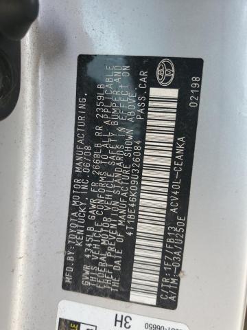 Photo 11 VIN: 4T1BE46K09U326084 - TOYOTA CAMRY BASE 