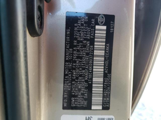 Photo 11 VIN: 4T1BE46K09U372708 - TOYOTA CAMRY BASE 