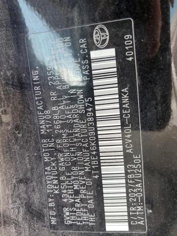 Photo 11 VIN: 4T1BE46K09U389475 - TOYOTA CAMRY BASE 