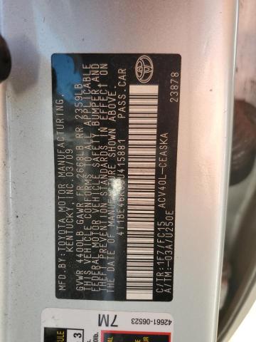 Photo 11 VIN: 4T1BE46K09U415881 - TOYOTA CAMRY BASE 