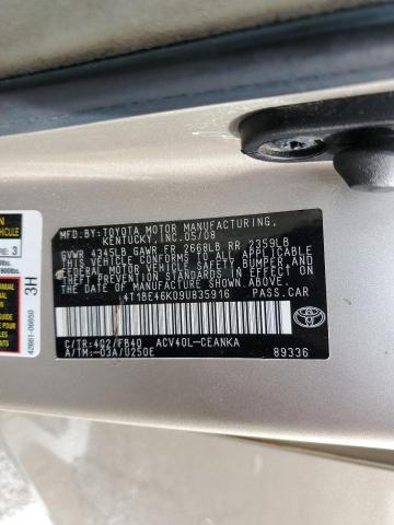 Photo 12 VIN: 4T1BE46K09U835916 - TOYOTA CAMRY 