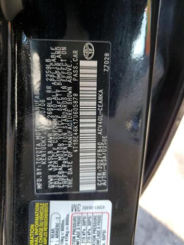 Photo 11 VIN: 4T1BE46K17U605878 - TOYOTA CAMRY CE 