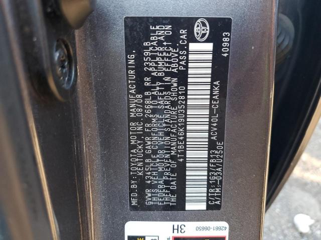 Photo 11 VIN: 4T1BE46K19U352810 - TOYOTA CAMRY BASE 