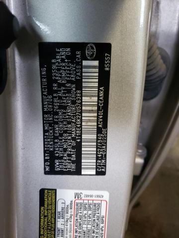 Photo 11 VIN: 4T1BE46K27U576388 - TOYOTA CAMRY 