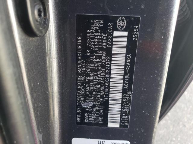 Photo 11 VIN: 4T1BE46K28U224378 - TOYOTA CAMRY 